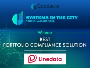 Award Banner- Best Portfolio Compliance Solution
