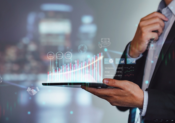 Push PR financier-businessman-ai-financial-graph